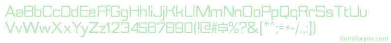 NesobritergBold Font – Green Fonts on White Background