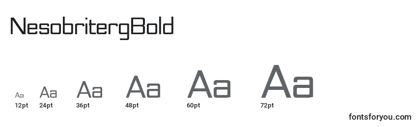 NesobritergBold Font Sizes