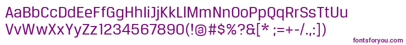 Шрифт Breuertext – фиолетовые шрифты на белом фоне