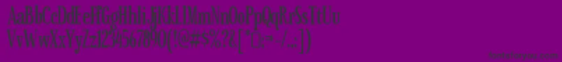 SexsmithRegular Font – Black Fonts on Purple Background