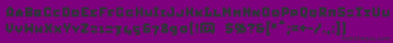Squicフォントについての詳細 フォントSquic – 紫の背景に黒い文字