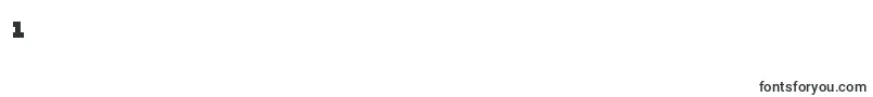 フォントSquic – フォント数字1