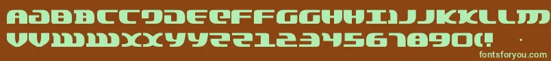 LordOfTheSith Font – Green Fonts on Brown Background