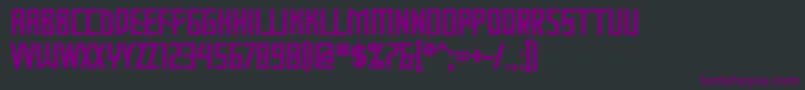 Mastodb Font – Purple Fonts on Black Background