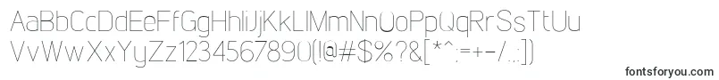 LintelThin-fontti – Fontit Microsoft Wordille