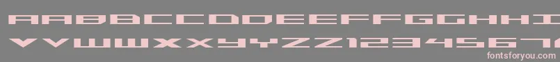 Triremeexp Font – Pink Fonts on Gray Background