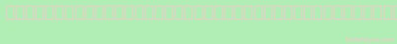Korong Font – Pink Fonts on Green Background