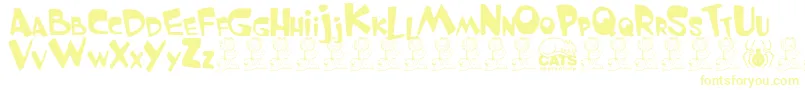 Weitere Informationen zur GarfieldTheCat-Schriftart GarfieldTheCat-Schriftart – Gelbe Schriften