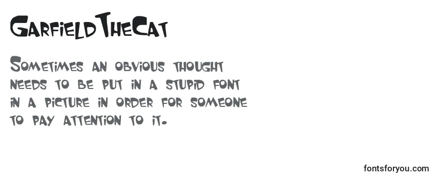 GarfieldTheCat Font