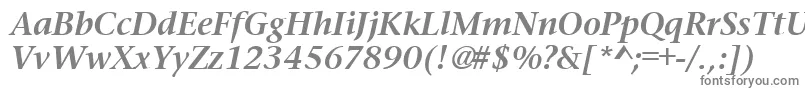 PrudentialBoldItalic Font – Gray Fonts