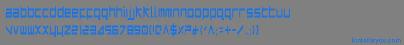 Harric Font – Blue Fonts on Gray Background