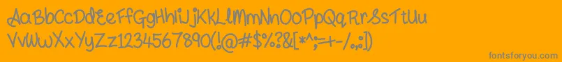 Подробнее о шрифте Andyallshort Шрифт Andyallshort – серые шрифты на оранжевом фоне
