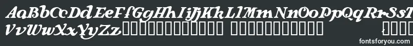 Langhorne Font – White Fonts on Black Background