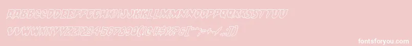 Countsuckulaoutital Font – White Fonts on Pink Background