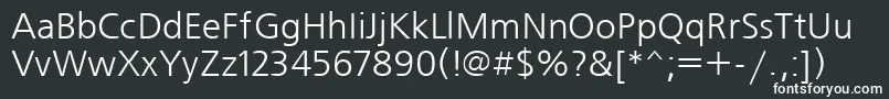 Freesetctt Font – White Fonts on Black Background