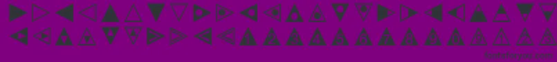 fuente Linotypetapestrytriangle – Fuentes Negras Sobre Fondo Morado