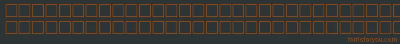 Шрифт McsDiwani0SINormal. – коричневые шрифты на чёрном фоне