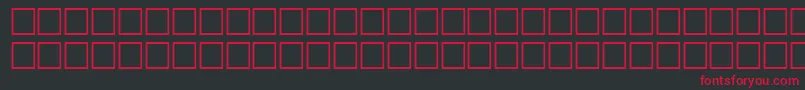 McsDiwani0SINormal.-fontti – punaiset fontit mustalla taustalla