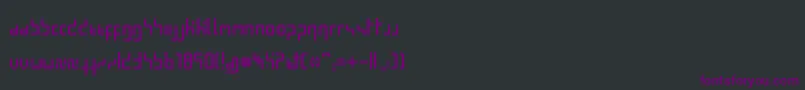 MinimalPixel Font – Purple Fonts on Black Background