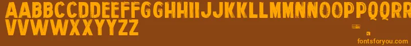 Más sobre la fuente PersonalServices fuente PersonalServices – Fuentes Naranjas Sobre Fondo Marrón