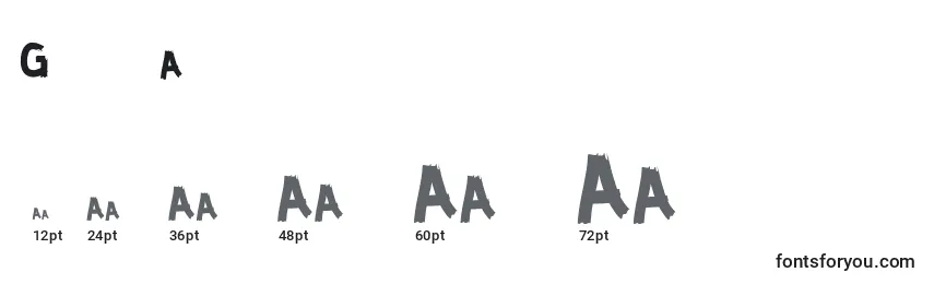 Guerrilla Font Sizes