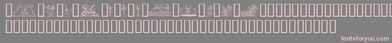 More about Egypt Font Egypt Font – Pink Fonts on Gray Background