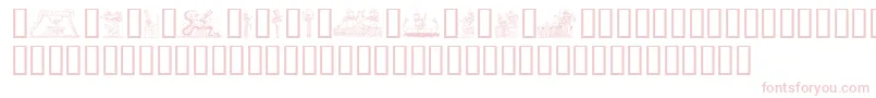 フォントEgypt – ピンクのフォント