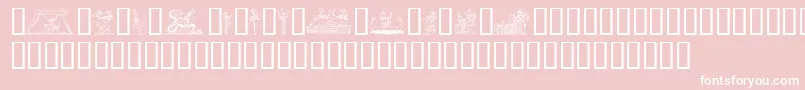 More about Egypt Font Egypt Font – White Fonts on Pink Background