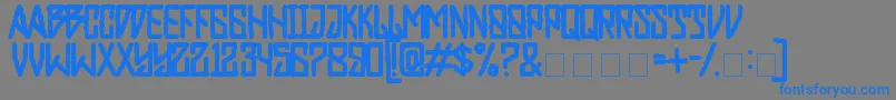 fuente RebelPower – Fuentes Azules Sobre Fondo Gris