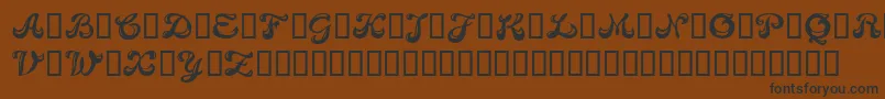 More about Candb Font Candb Font – Black Fonts on Brown Background