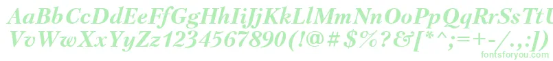 PetersburgBolditalic Font – Green Fonts