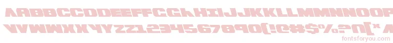 BummerLeftalic Font – Pink Fonts on White Background
