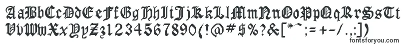 GothicrusCondenced Font – Antique Fonts