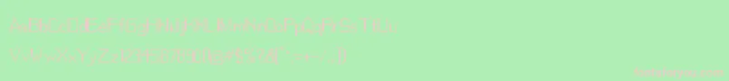 Vikingueiro Font – Pink Fonts on Green Background