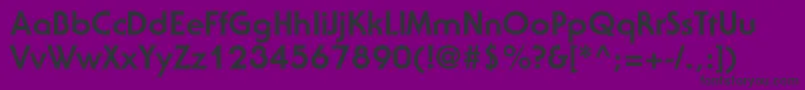 SerifgothicstdExtrabold Font – Black Fonts on Purple Background