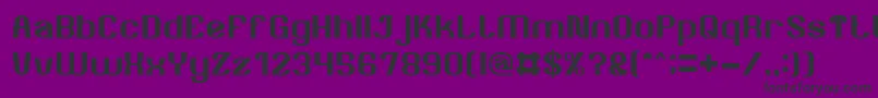Шрифт AgeOfAwakening – чёрные шрифты на фиолетовом фоне