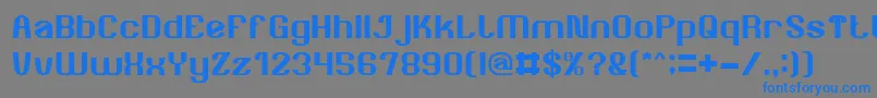 AgeOfAwakening Font – Blue Fonts on Gray Background