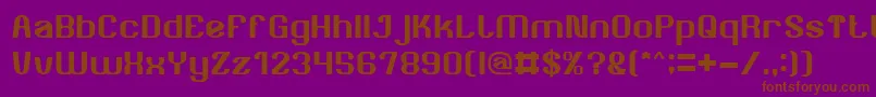 AgeOfAwakening Font – Brown Fonts on Purple Background