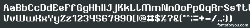 AgeOfAwakening-fontti – valkoiset fontit mustalla taustalla