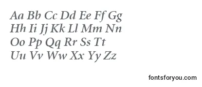 MinionCyrillicSemiboldItalic-fontti