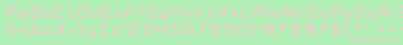 SfFedoraTitles Font – Pink Fonts on Green Background