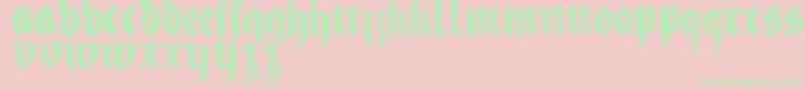 LaFraktouille Font – Green Fonts on Pink Background