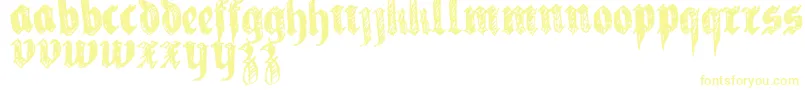 フォントLaFraktouille – 黄色のフォント