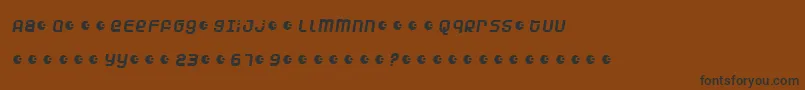 Duneam Font – Black Fonts on Brown Background
