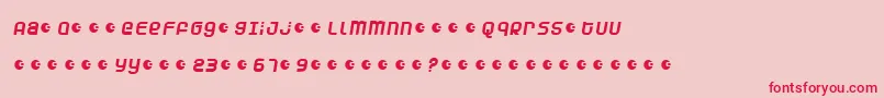 Duneam Font – Red Fonts on Pink Background