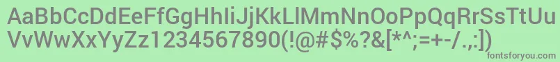More about RobotoMedium Font RobotoMedium Font – Gray Fonts on Green Background