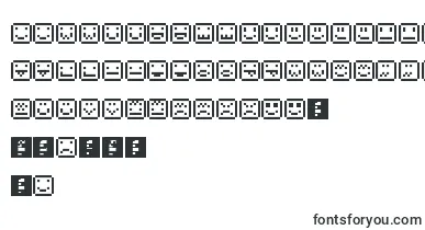 Emoticonestityly font – Fonts Smilies