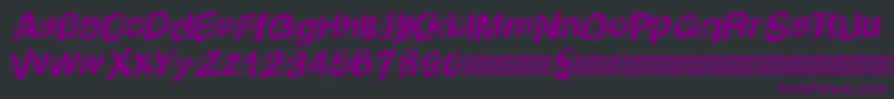 Urbanposter Font – Purple Fonts on Black Background