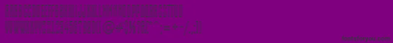 AEmpirialotl Font – Black Fonts on Purple Background