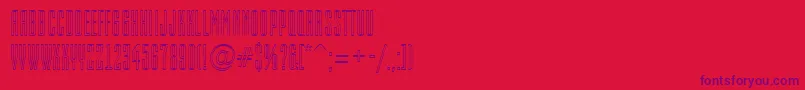 AEmpirialotl Font – Purple Fonts on Red Background